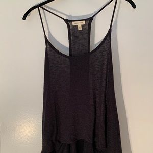 silence + noise Dark Blue Knit Tank